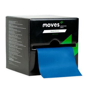 MoVeS Fitness Elastiek 45,5 m Extra Zwaar - Blauw