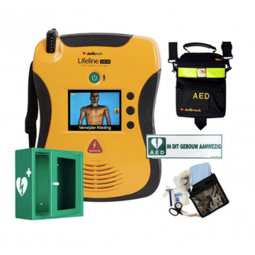 Pakket D: Defibtech Lifeline View AED (vol-automaat)